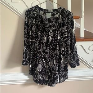 Anthropologie print blouse